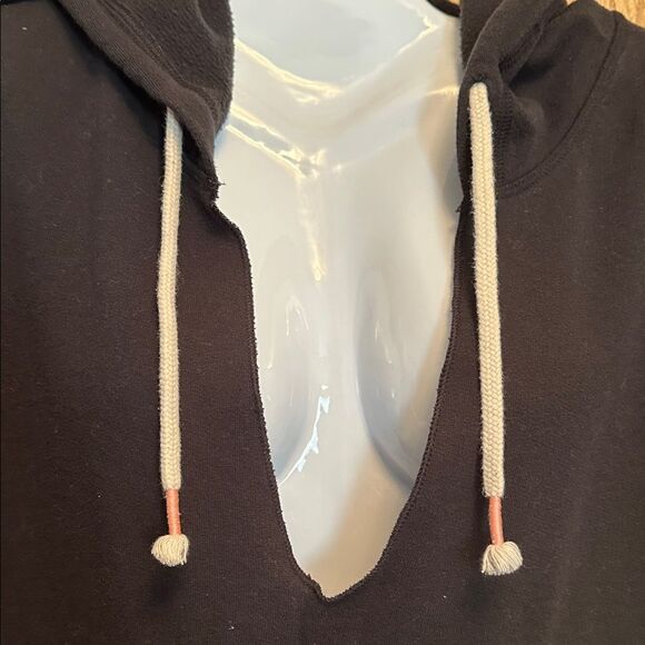 Victoria's Secret Black Hoodie with Pink Accents - Picture 3 of 7